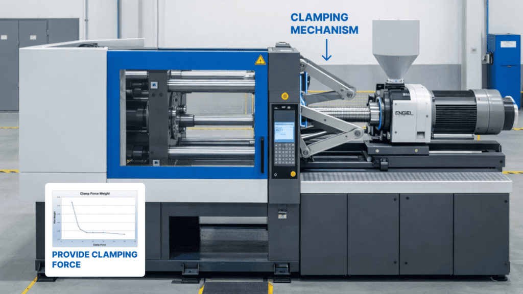 Clamping Force in Injection Moulding