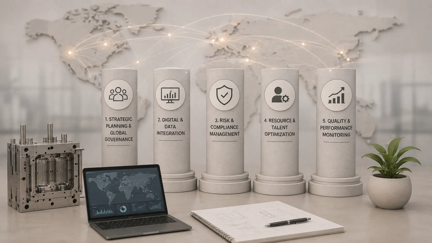 Implement the 5-Pillar Framework for Global Mould Projects