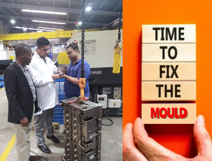 EIPLs Sr Proejct Manager evaluating the mould condition during Mould Audit