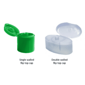 Single and Double Walled Flip Top Caps